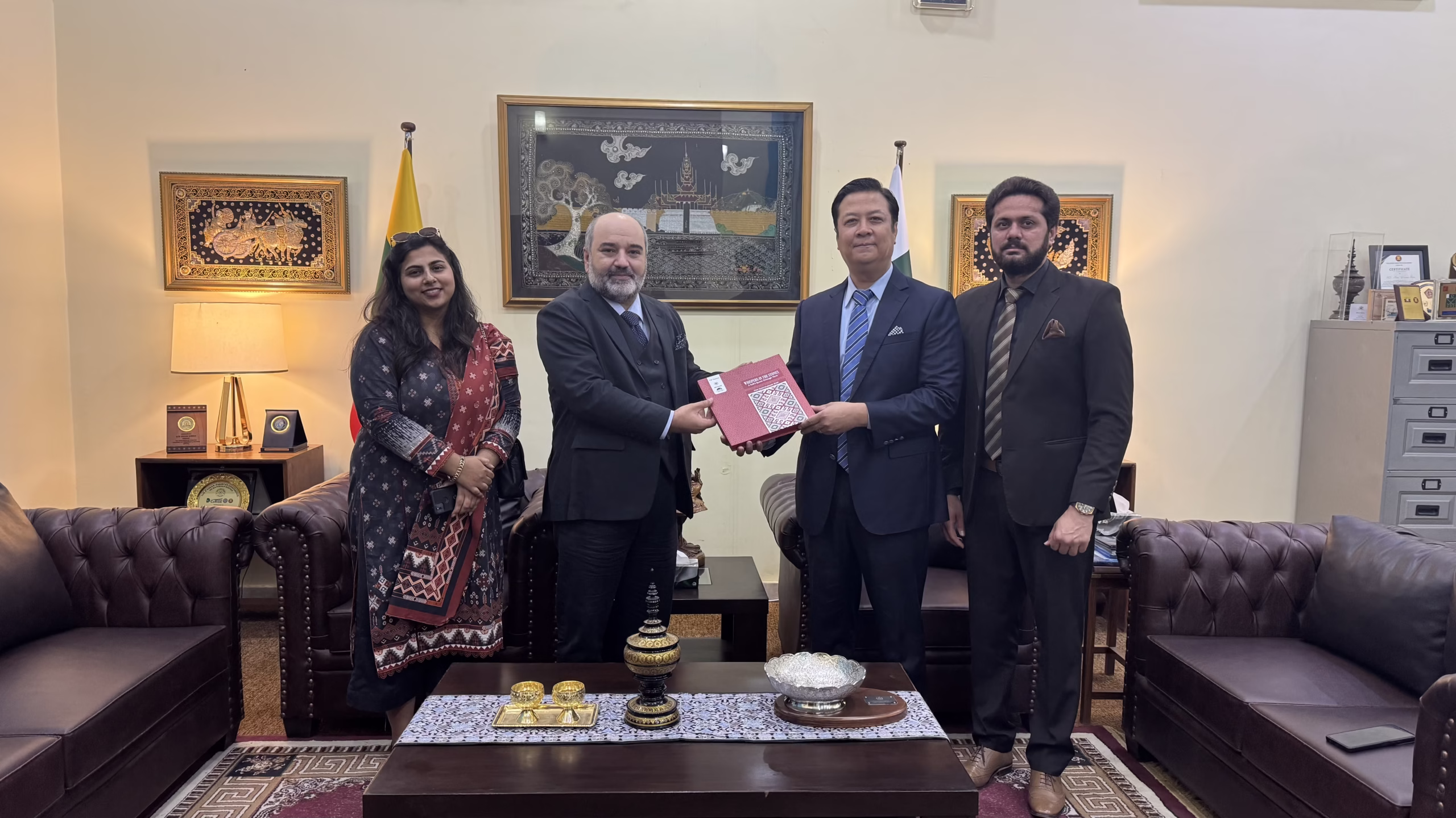 SACH Institute Leadership Calls on Ambassador of Myanmar in Islamabad